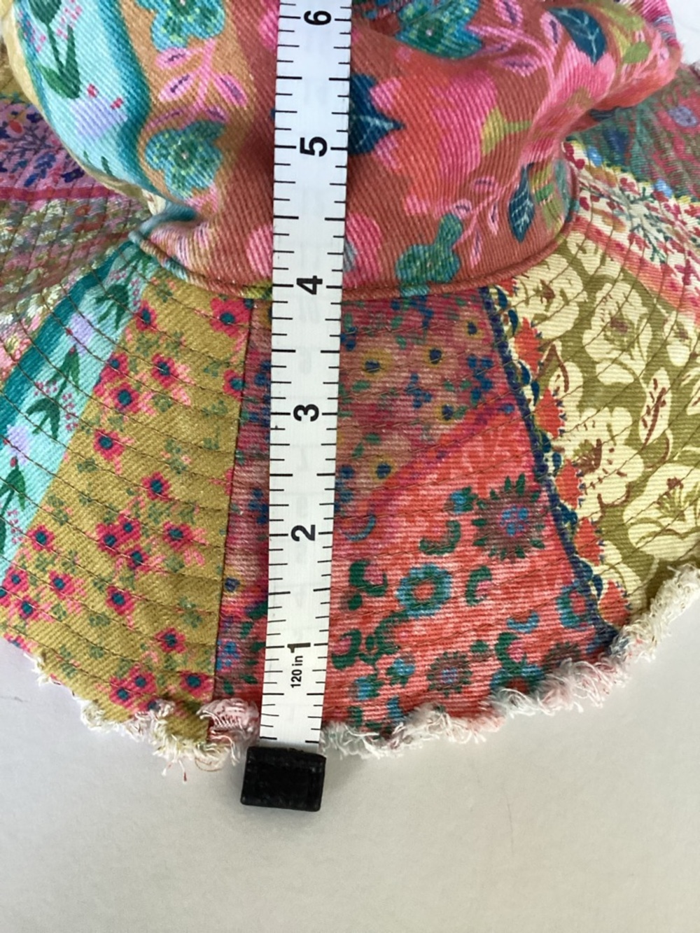 Natural Life Sandy Days Bucket Hat Watercolor Patchwork Boho Festival Hippie - Picture 8 of 14